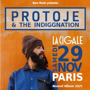 Protoje en concert à La Cigale en novembre 2025