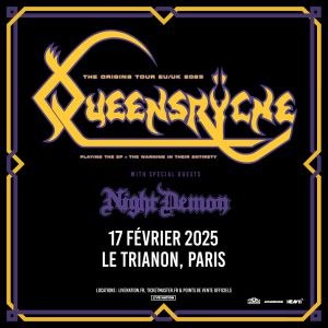 Queensryche en concert au Trianon en février 2025