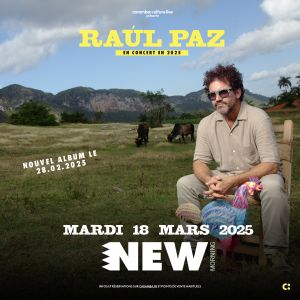 Raul Paz en concert au New Morning en mars 2025