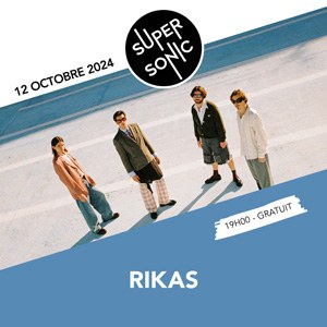 Rikas en concert au Supersonic en octobre 2024