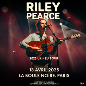 Riley Pearce en concert à La Boule Noire en avril 2025