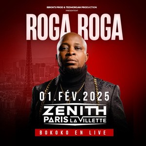Roga Roga en concert au Zénith de Paris en 2025
