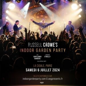 Russell Crowe's Indoor Garden Party à La Cigale en 2024