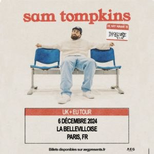 Sam Tompkins en concert à La Bellevilloise en décembre 2024