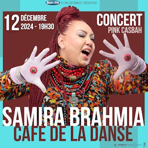 Samira Brahmia en concert au Café de la Danse en 2024