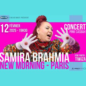 Samira Brahmia en concert au New Morning en 2025