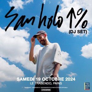 San Holo en concert au Trabendo en septembre 2024