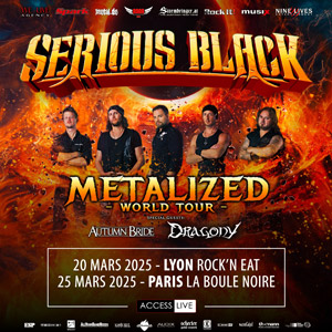 Serious Black en concert à La Boule Noire en mars 2025