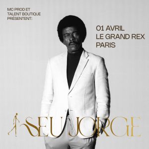 Seu Jorge en concert au Grand Rex en avril 2025