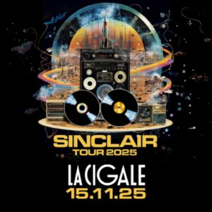 Sinclair en concert à La Cigale en novembre 2025