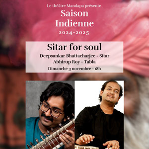 Sitar for soul - Musique indienne au Théâtre Mandapa