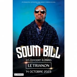 Soum Bill en concert au Trianon le 14 octobre 2023
