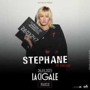 Stephane en concert à La Cigale en mars 2025