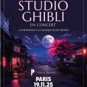 Studio Ghibli en concert à la Salle Pleyel en novembre 2025