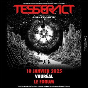 Tesseract en concert au Forum en janvier 2025