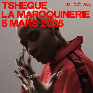 Tshegue en concert à La Maroquinerie en mars 2025