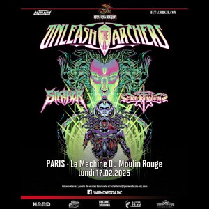 Unleash The Archers en concert à La Machine du Moulin Rouge