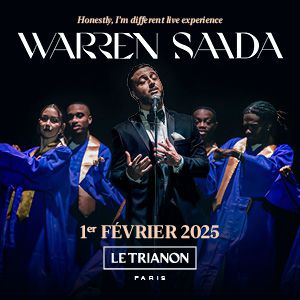 Warren Saada en concert au Trianon en février 2025