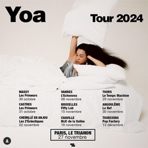 Yoa en concert au Trianon en novembre 2024