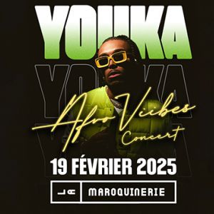 Youka en concert à La Maroquinerie en février 2025