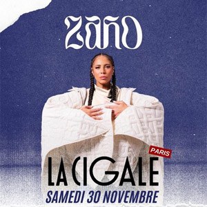 Zaho en concert à La Cigale en novembre 2024